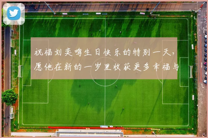 祝福刘奕鸣生日快乐的特别一天，愿他在新的一岁里收获更多幸福与成功